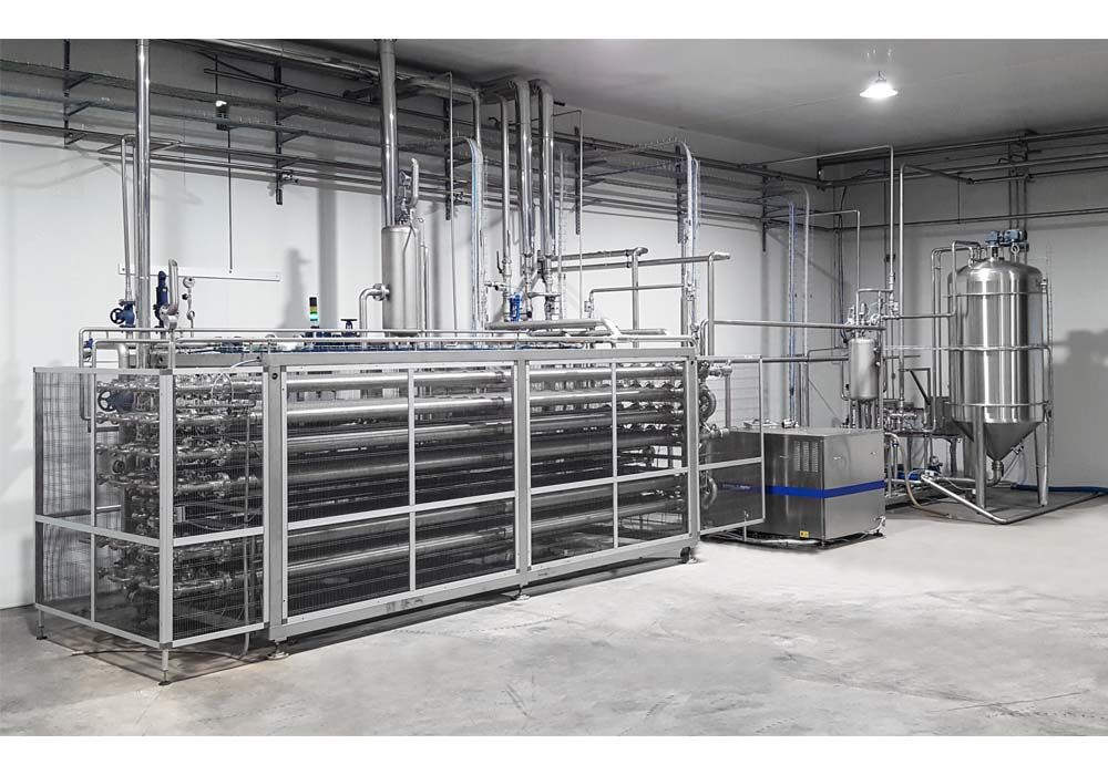 impianto di sterilizzazione asettica per polpa o concentrato di frutta 03
